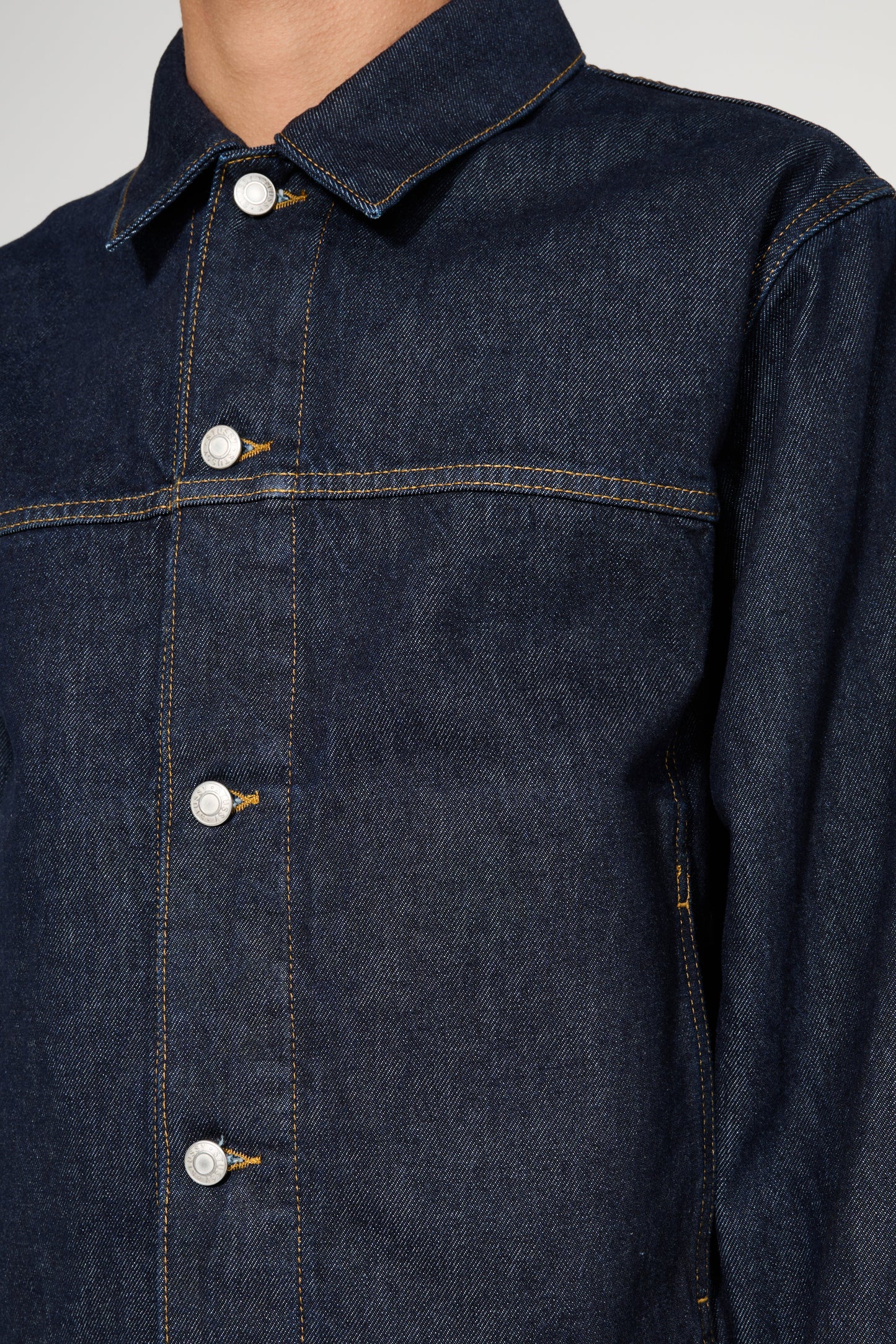 Stüssy Trucker Denim Jacket Rinsed Indigo
