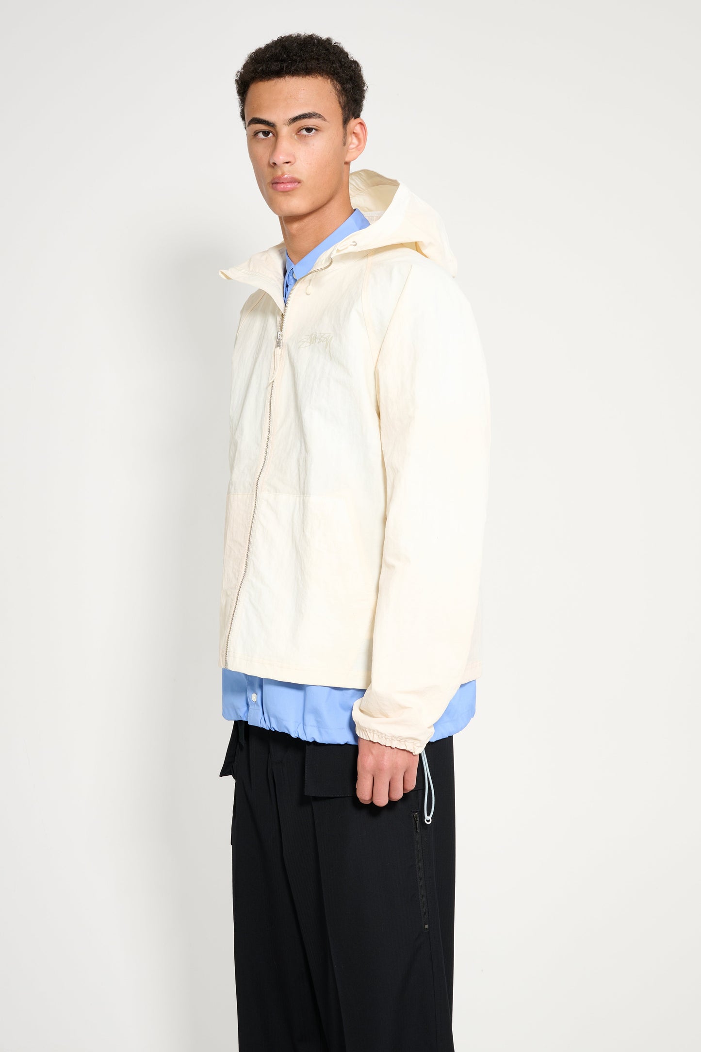 Stüssy Beach Shell Wave Dye Jacket Bone