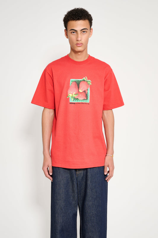 Stüssy Berries Tee Cayenne
