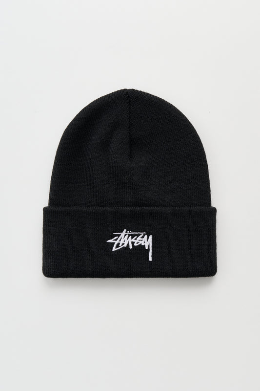 Stüssy Stock Cuff Beanie Black