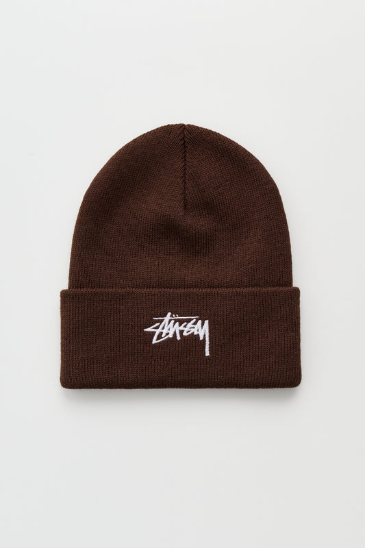 Stüssy Stock Cuff Beanie Cocoa