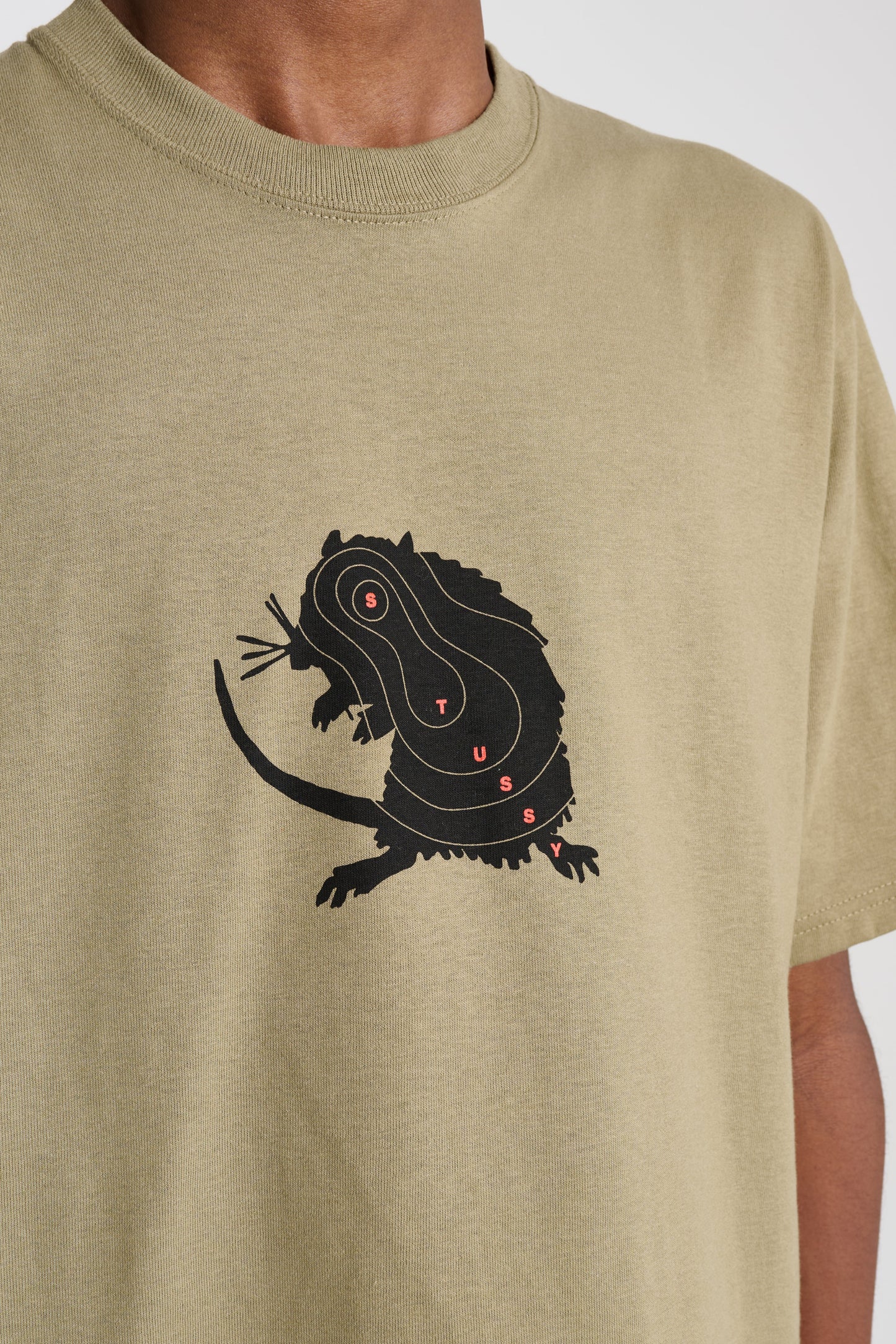 Stüssy Long Range Tee Army