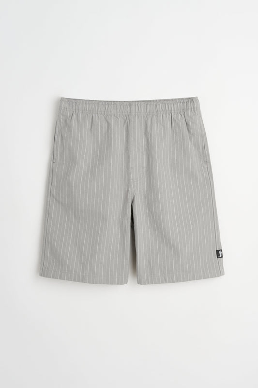 Stüssy Striped Beach Shorts Grey