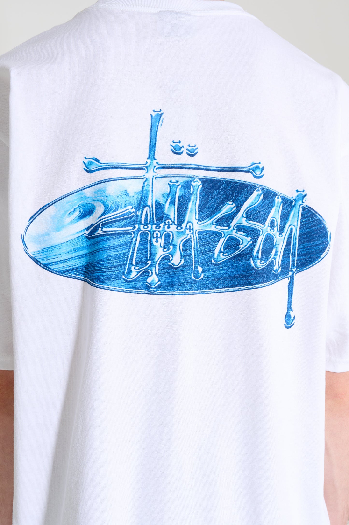 Stüssy Wave Oval Tee White