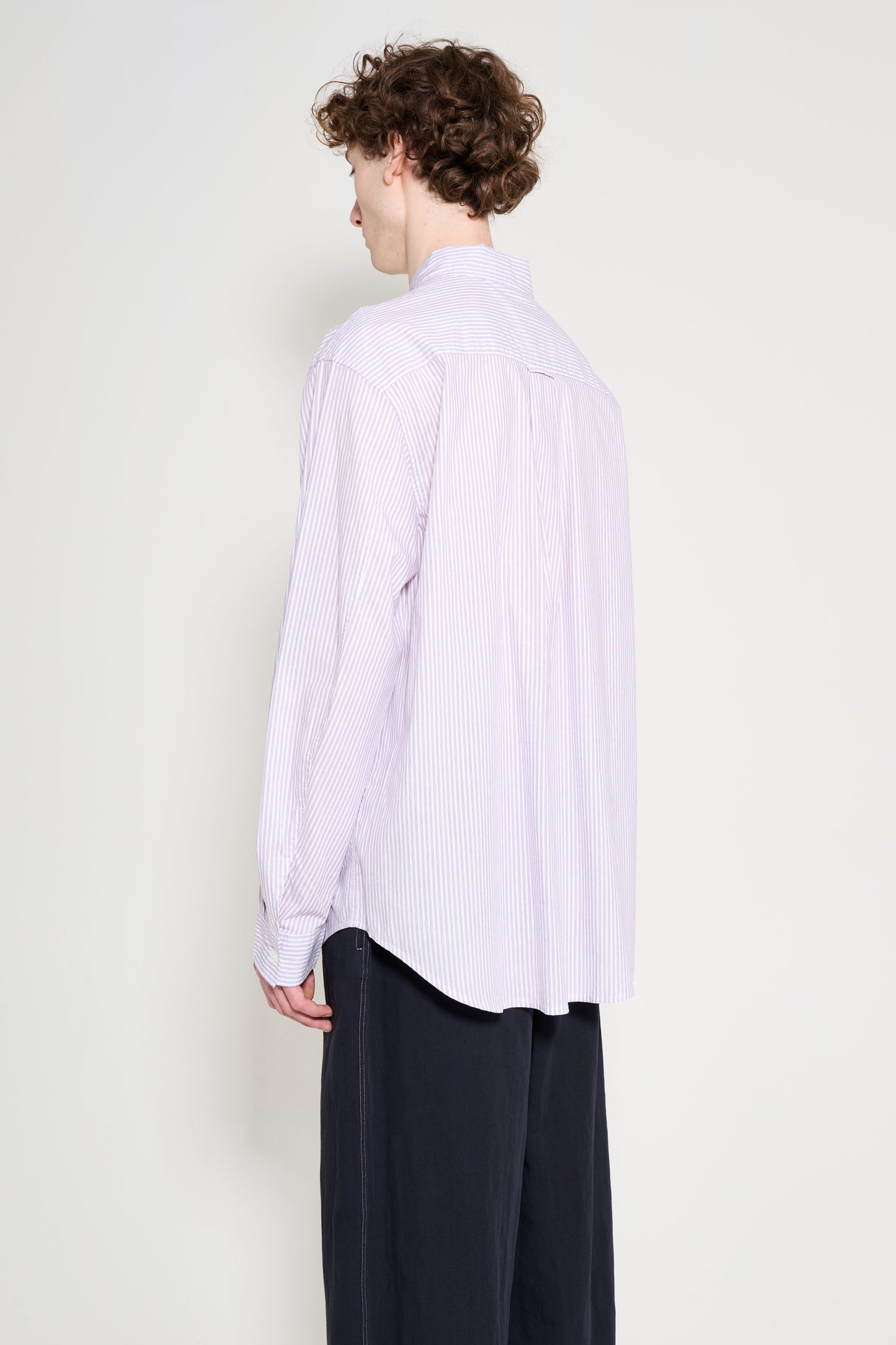 Stüssy Standard Shirt Purple Stripe