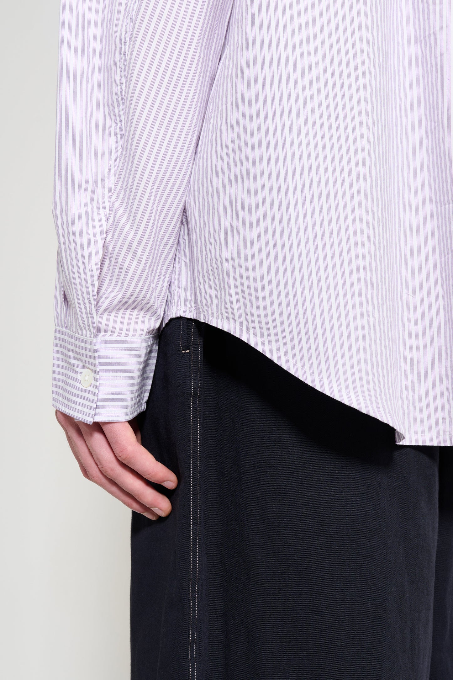 Stüssy Standard Shirt Purple Stripe
