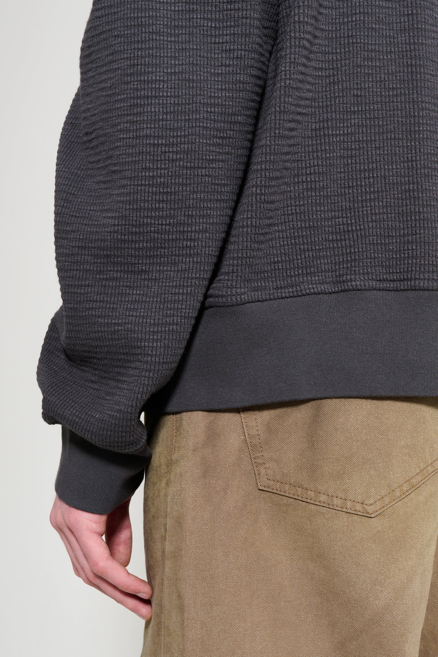 Stüssy Lightweight Thermal Hood Faded Black