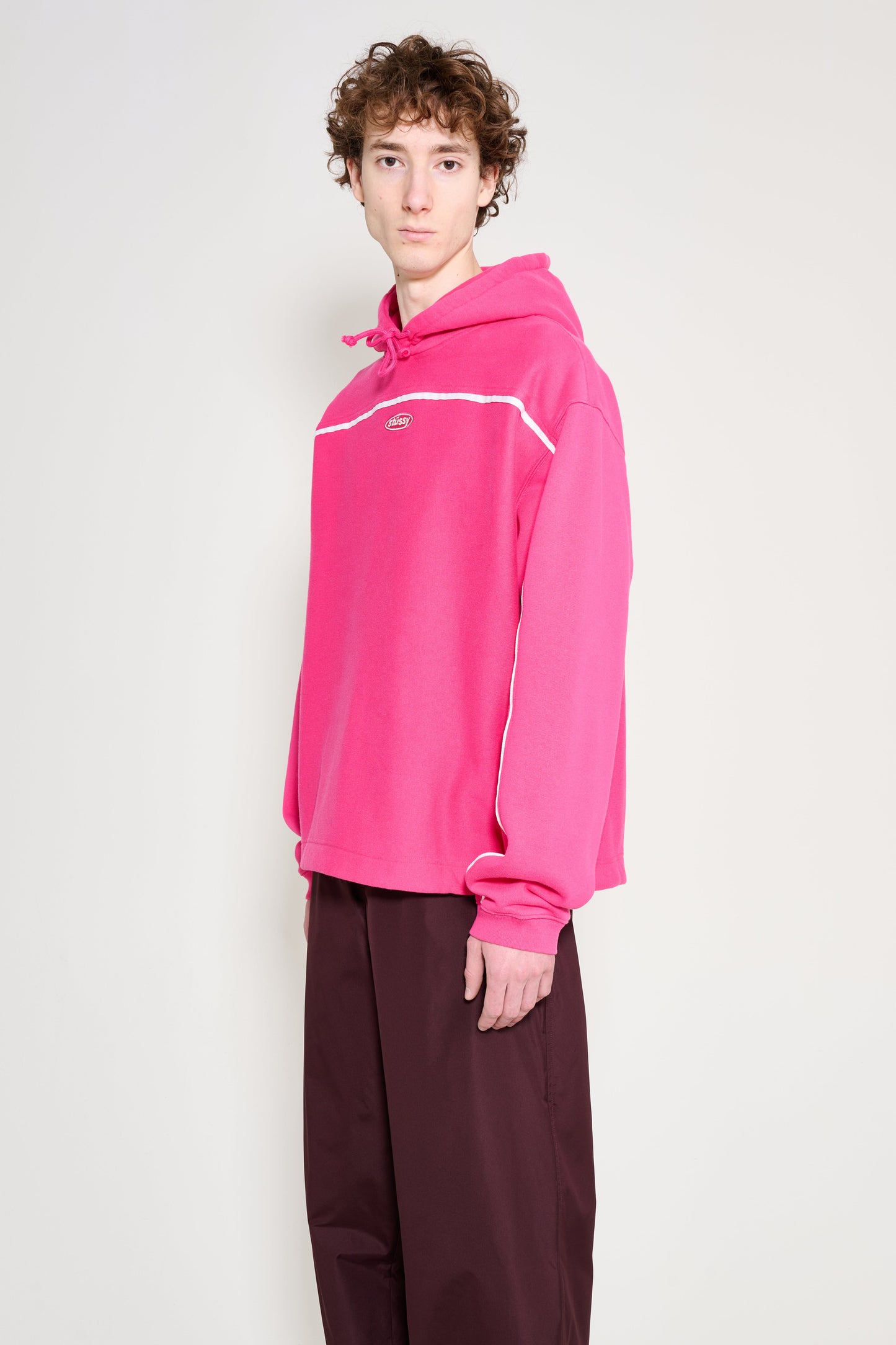 Stüssy Oval Pullover Hood Pink