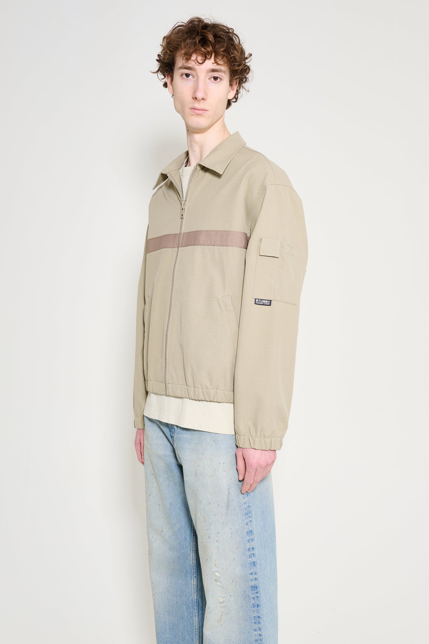 Stüssy Mechanic Jacket Khaki