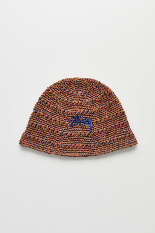 Stüssy Bucket Hemp Stock Multi Brown