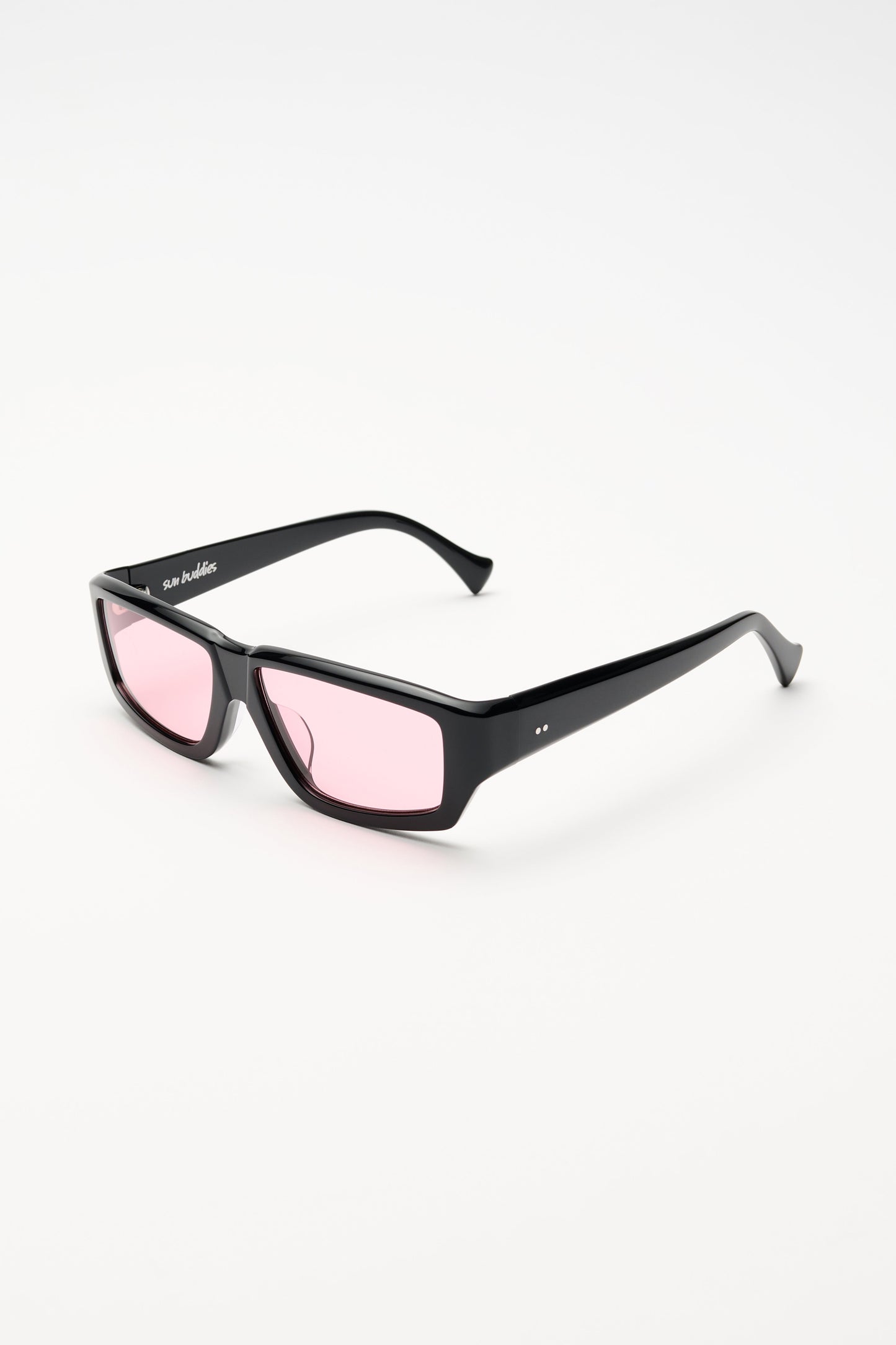 Sun Buddies Rei Black With Pink Lens