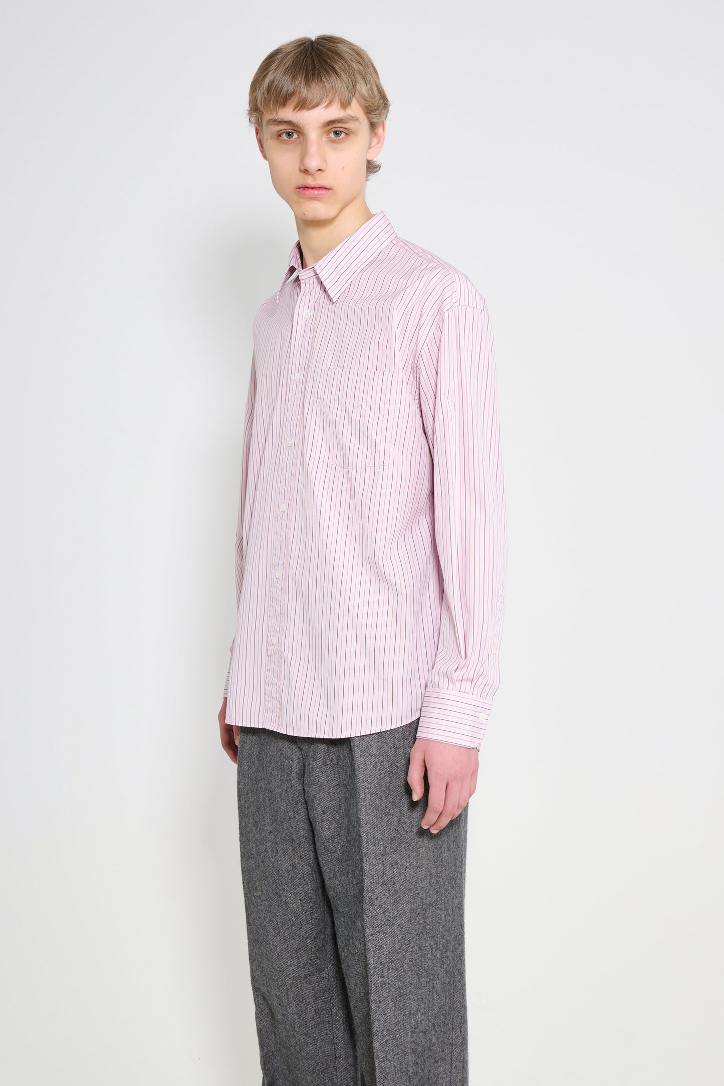 Sunflower New Base Shirt Pink Stripe