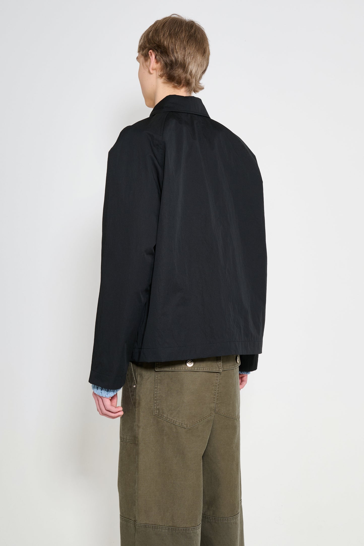 Sunflower Short Raglan Coat Black