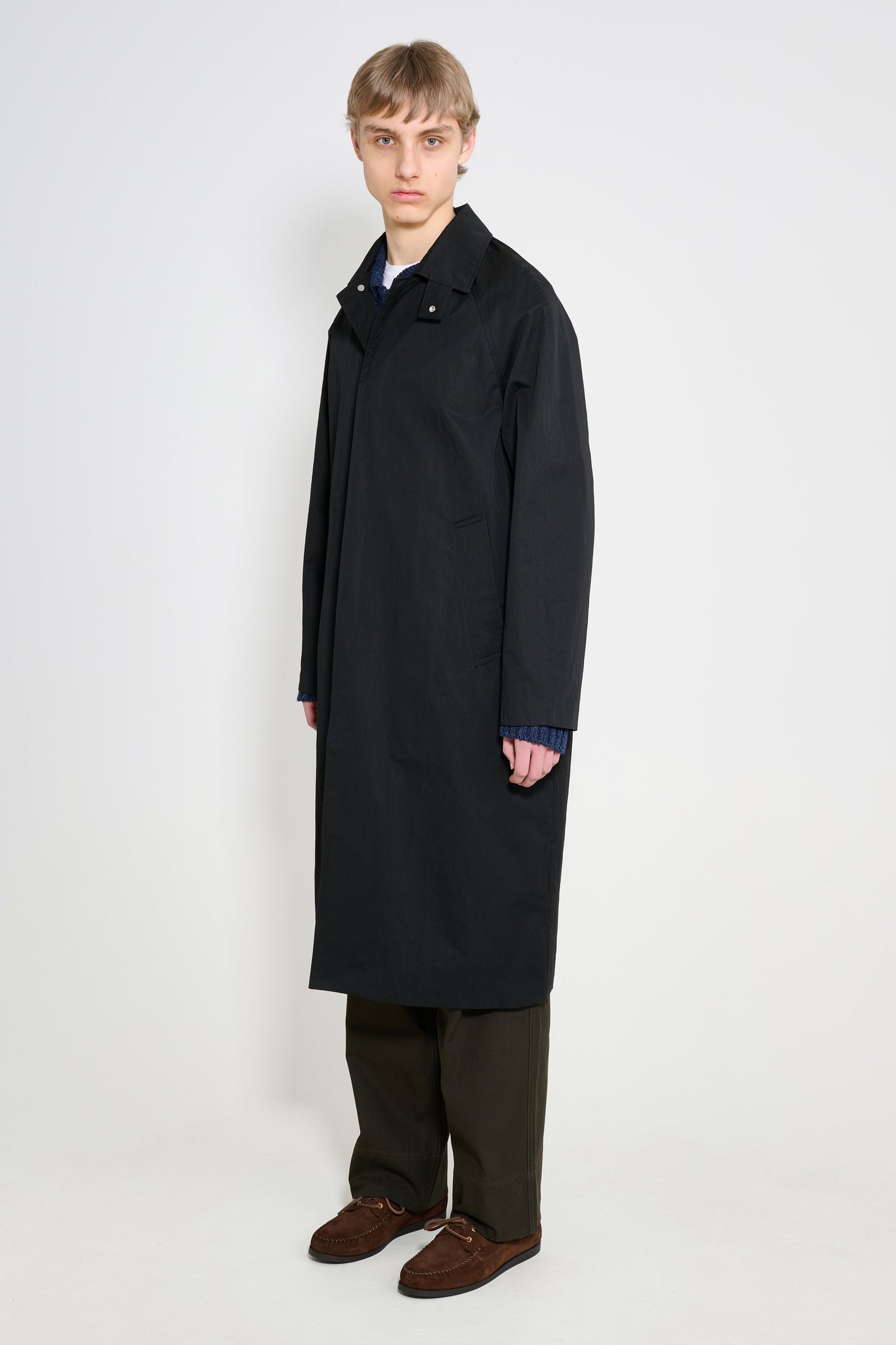 Sunflower Raglan Coat Black