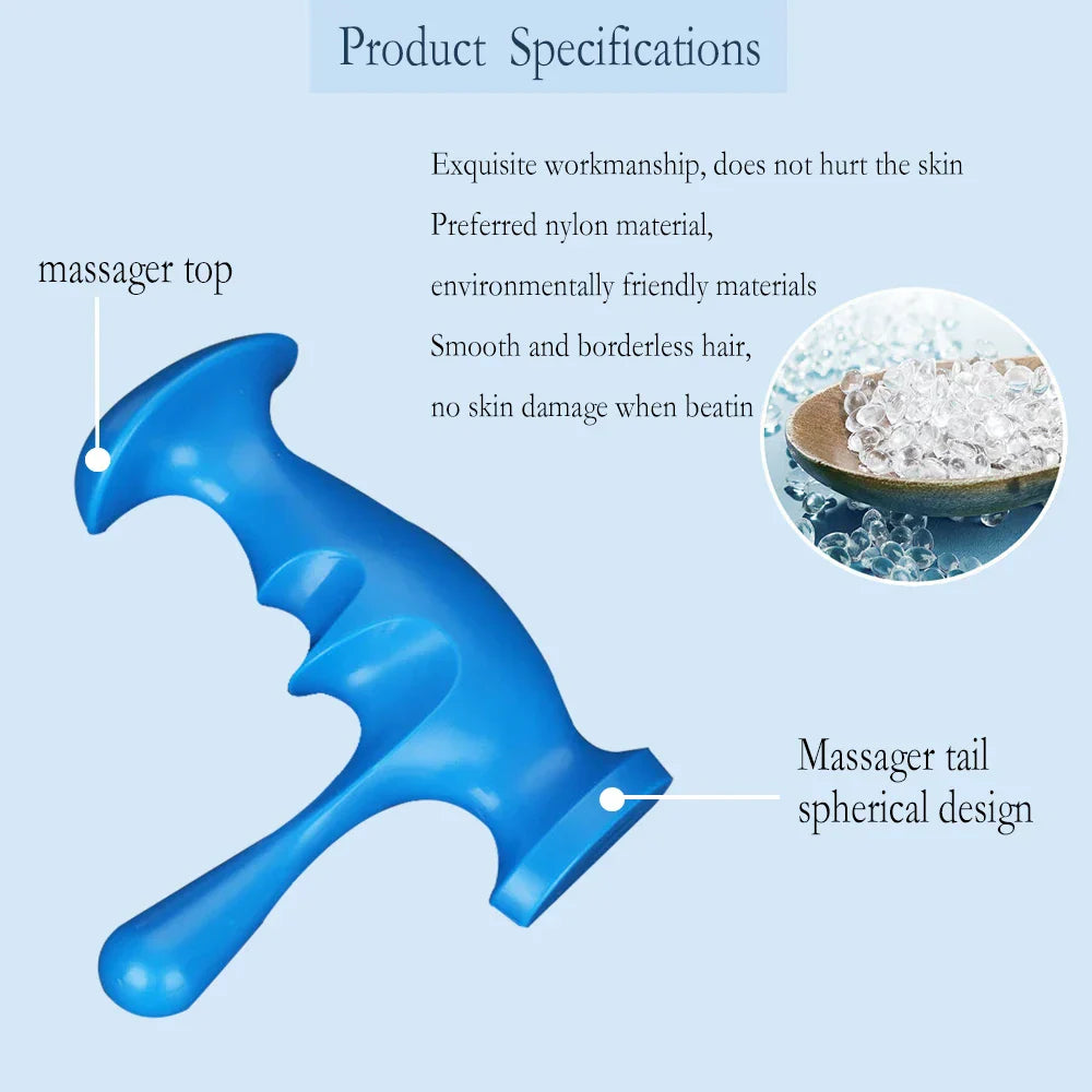 T-Shaped Trigger Point Massager – Manual Deep Tissue Therapy Stick (2PCS)