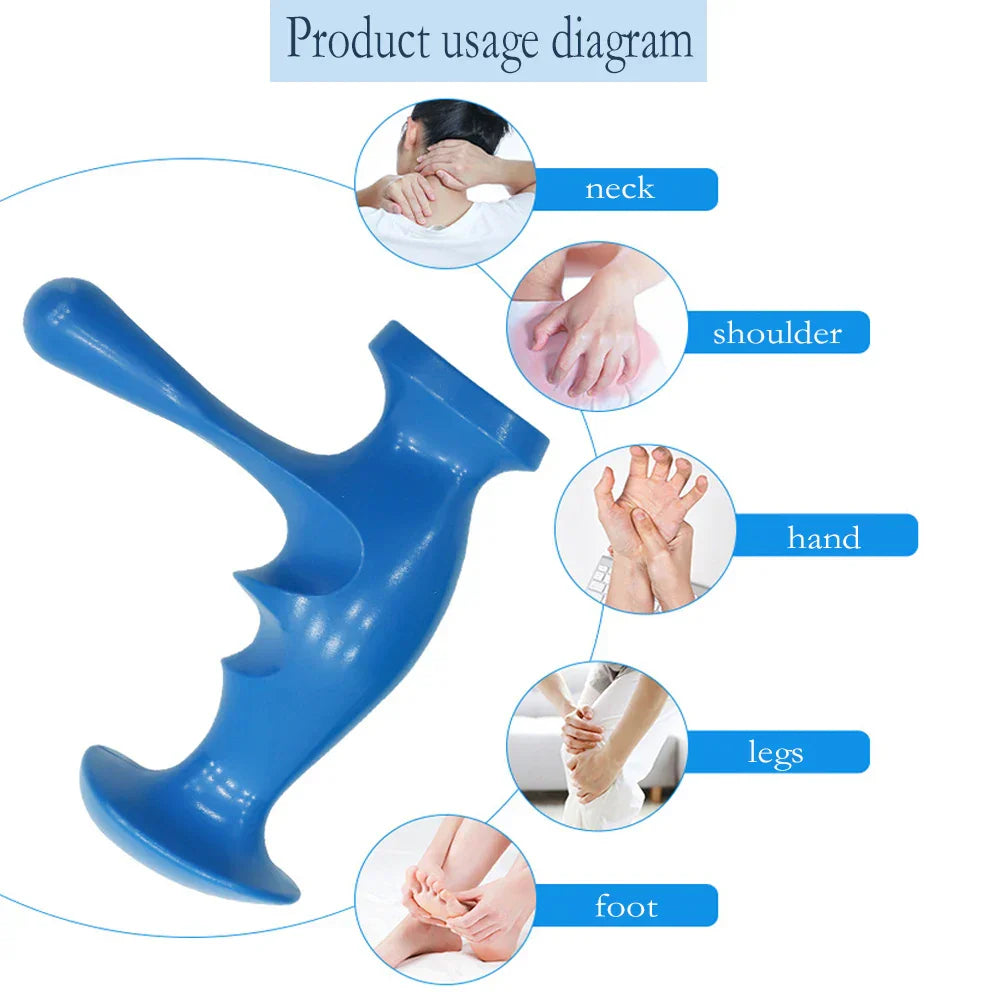 T-Shaped Trigger Point Massager – Manual Deep Tissue Therapy Stick (2PCS)