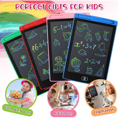 8.5 Inch LCD Writing Tablet for Kids - Colorful Doodle Board with Stylus and Lock Key