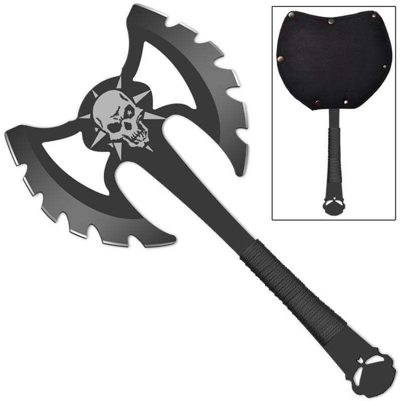 Bone Conjurer Double Headed Throwing Target Practice Axe