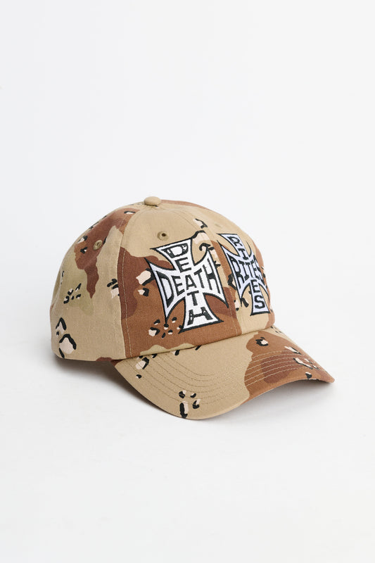 Death Rites Crosses Cap Choc Chip Camo