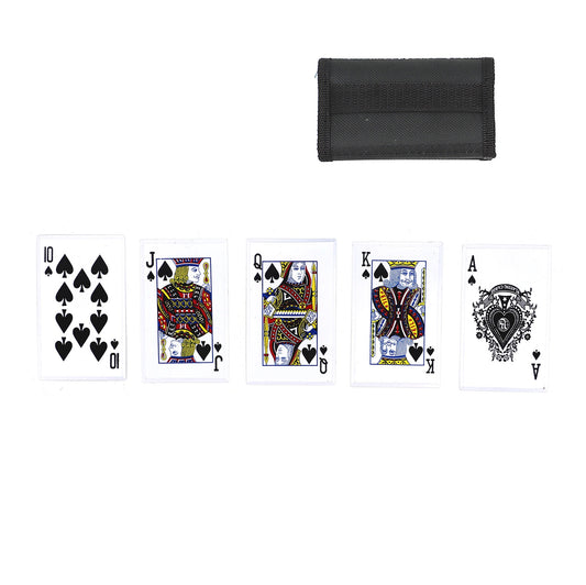 Royal Flush Throwing Knives Spades Card Set  Set of 5