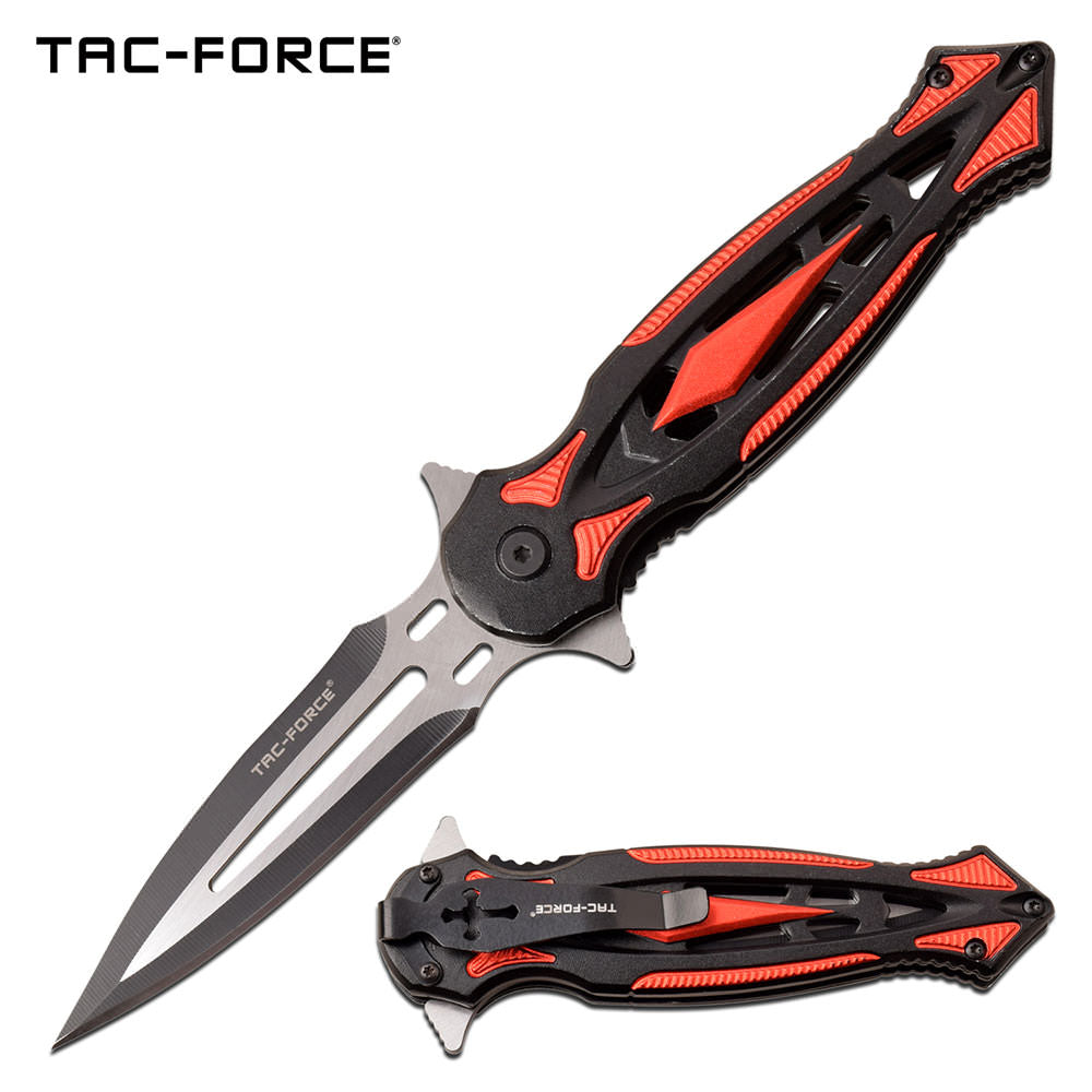 3.5" Blade Linerlock Assisted Open Red Folding Pocket Knife