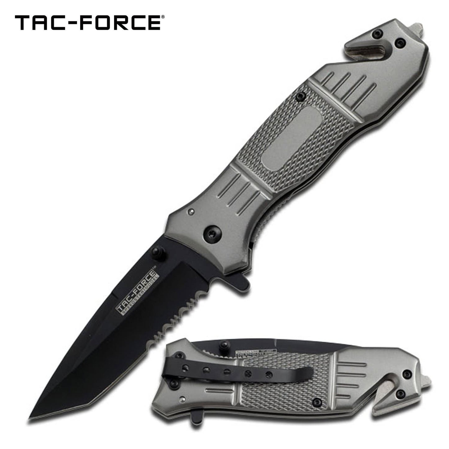 4.5" Closed Rescue Spring Assisted Opening Knife