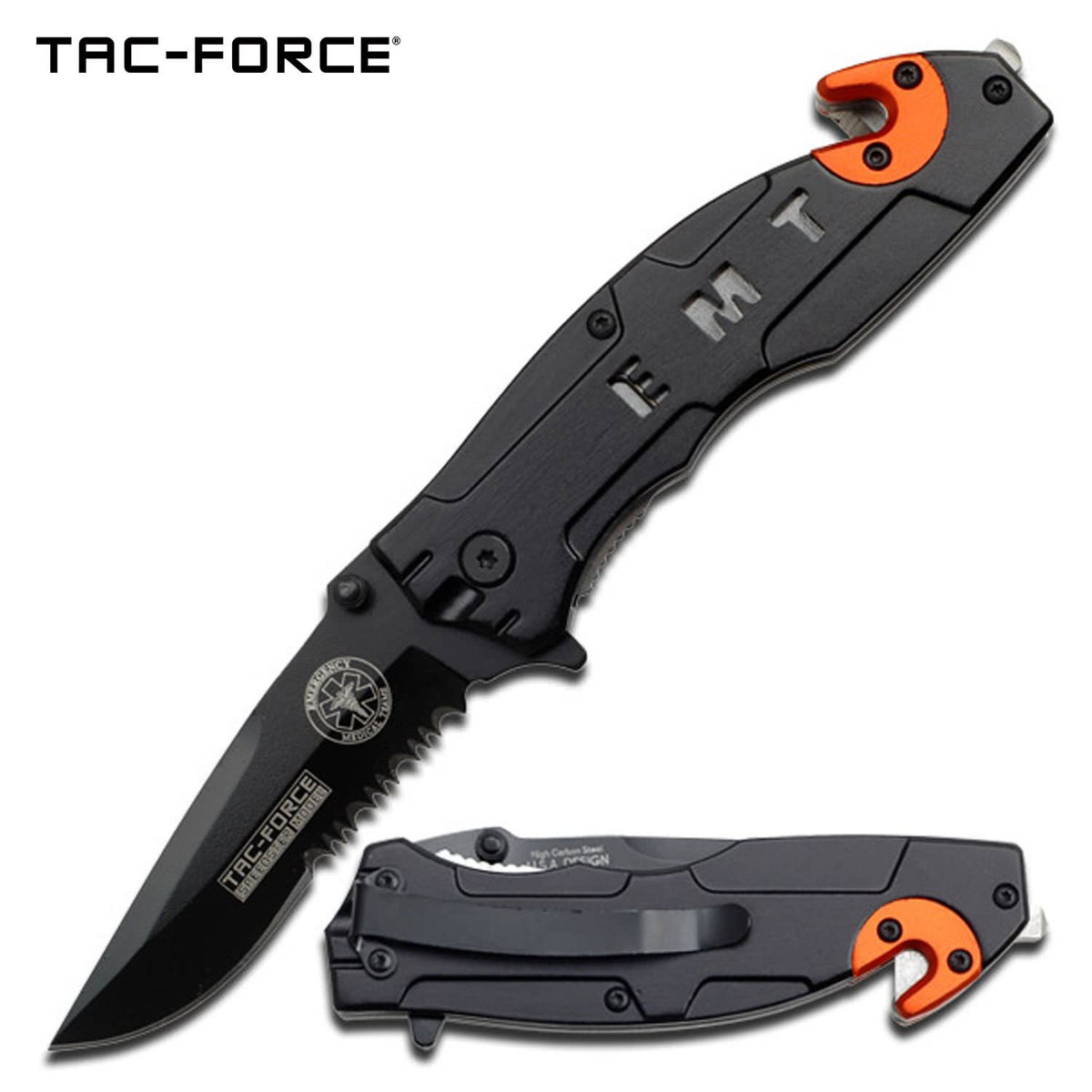 E.M.T Rescue Folder Spring Assist Knife NEW - TOPHATTER'S ARMORY DEALS