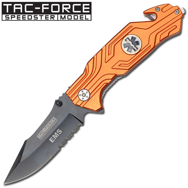 EMT EMS Rescue Style Assisted Opening Pocket Knife - TOPHATTER'S ARMORY DEALS