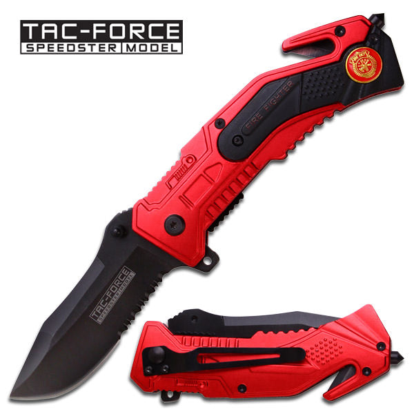 Spring Assist - 'Legal Auto Knife' - Tactical Firefighter Rescue