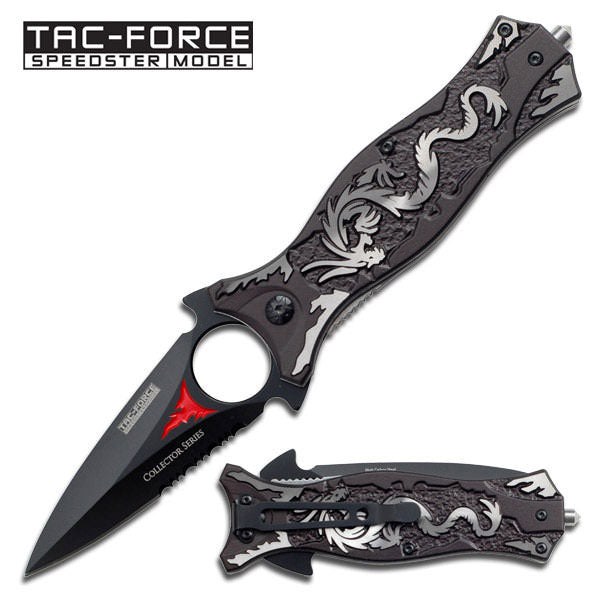 Spring Assist - Grey Dragon Knife - Spear & Spike Tactical