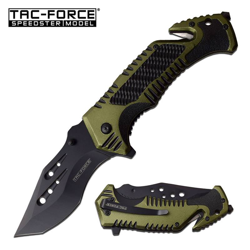 Tac Force Two Tone Tactical Spring Assisted Pocket Knife
