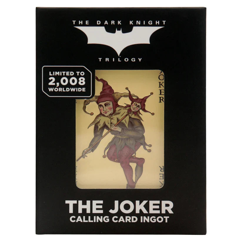 Batman The Dark Knight- Limited Edition Joker Calling Card Ingot