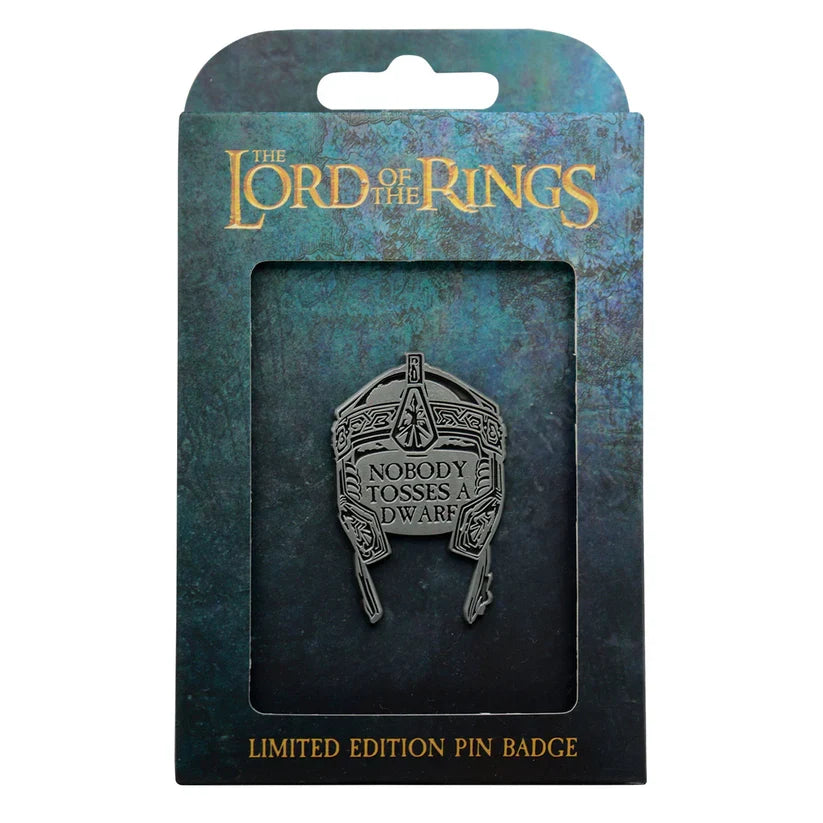 The Lord of the Rings Limited Edition Dwarf Tossing Pin Badge