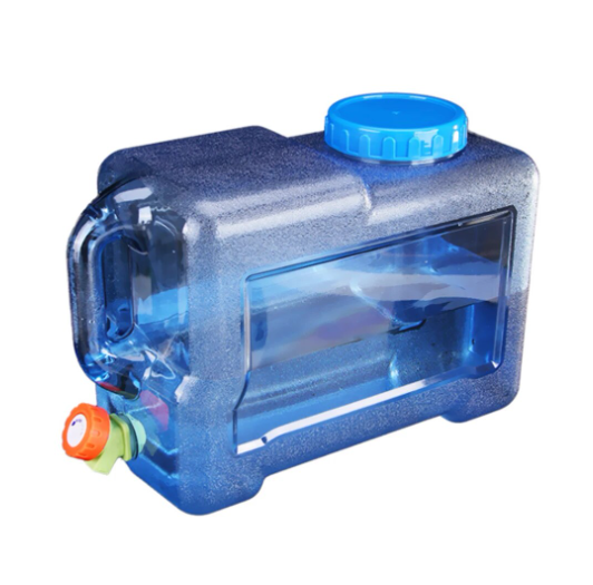 Portable Water Bucket 12L Capacity Driving Pure Water Tank with Faucet Container for Outdoor Camping Cooking Products