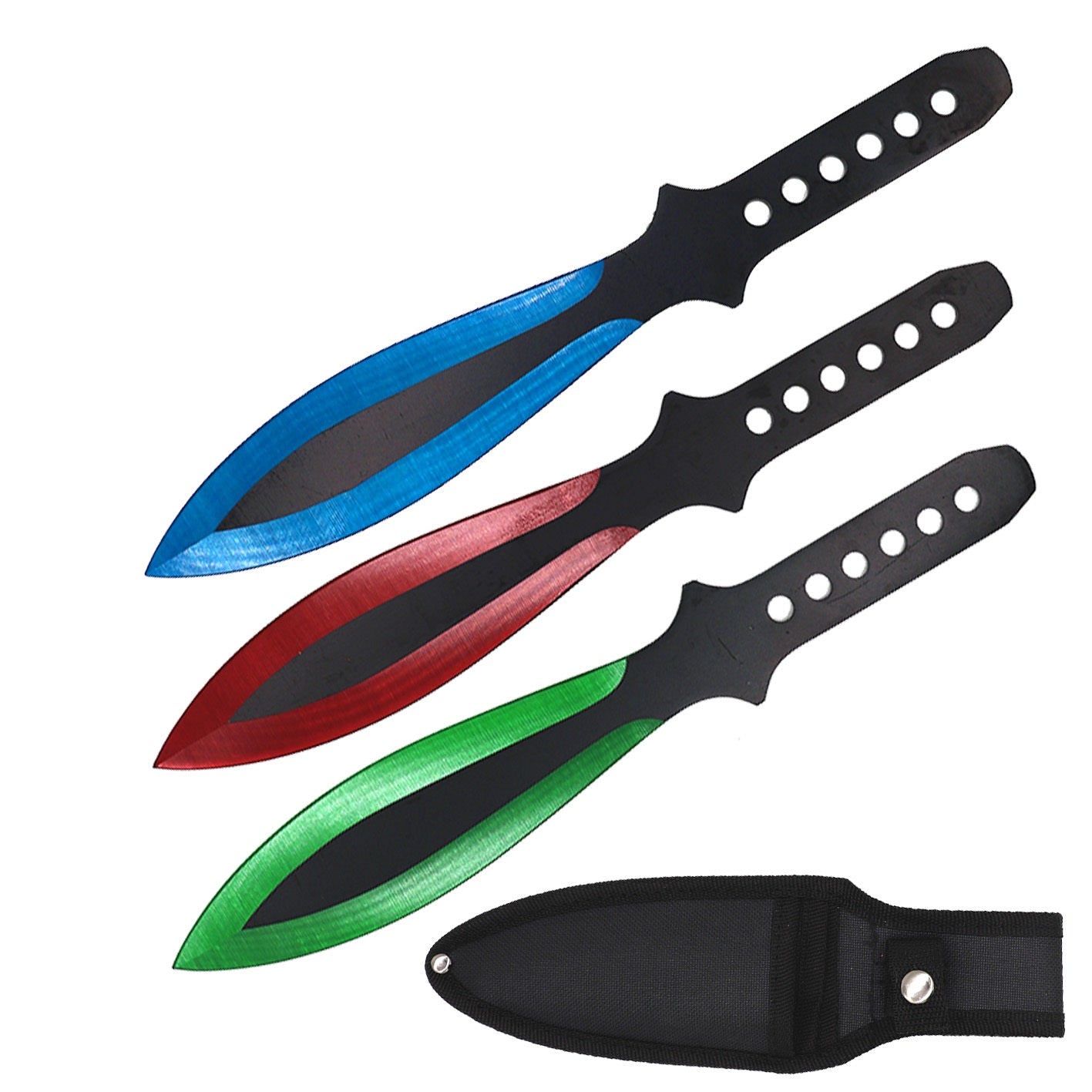 3PC 9" Ninja Kunai Throwing Knife Blade Set