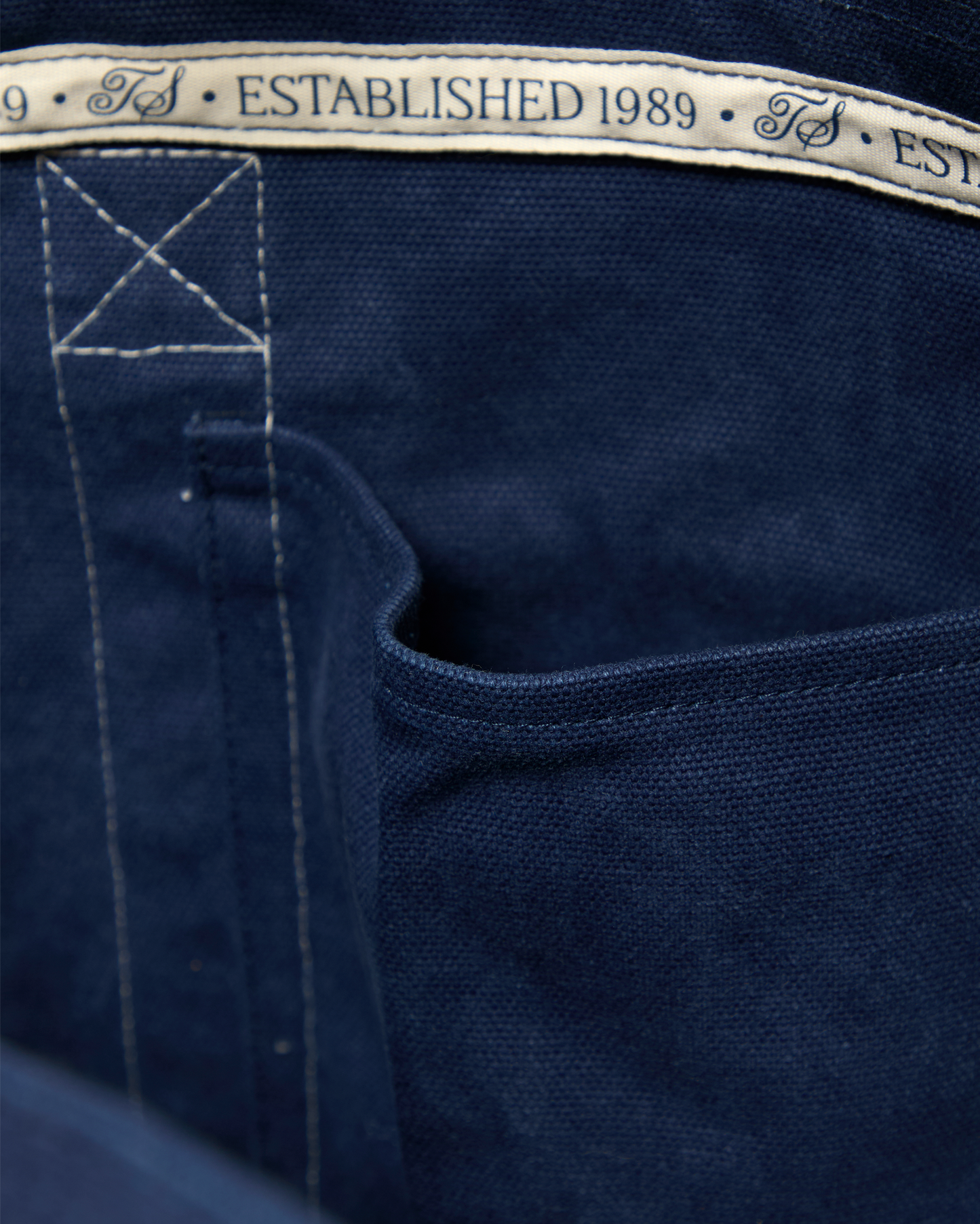 TS Crest Washed Navy Beach Bag