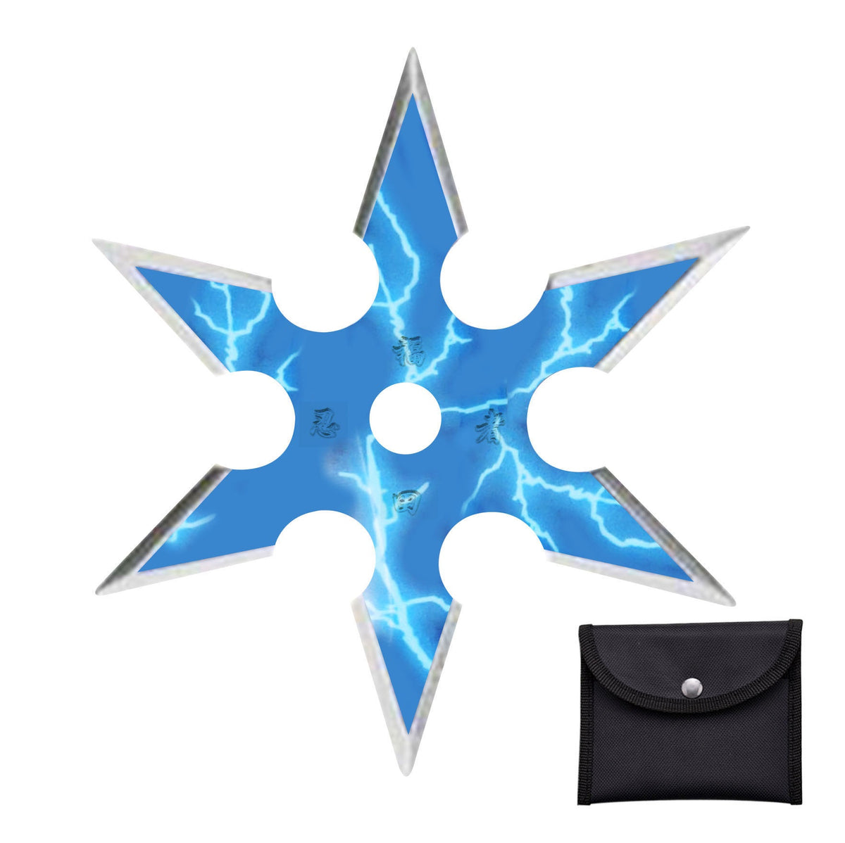 Ninja Six Point Lightning Throwing Star Shuriken Knife Blade - TOPHATTER'S ARMORY DEALS