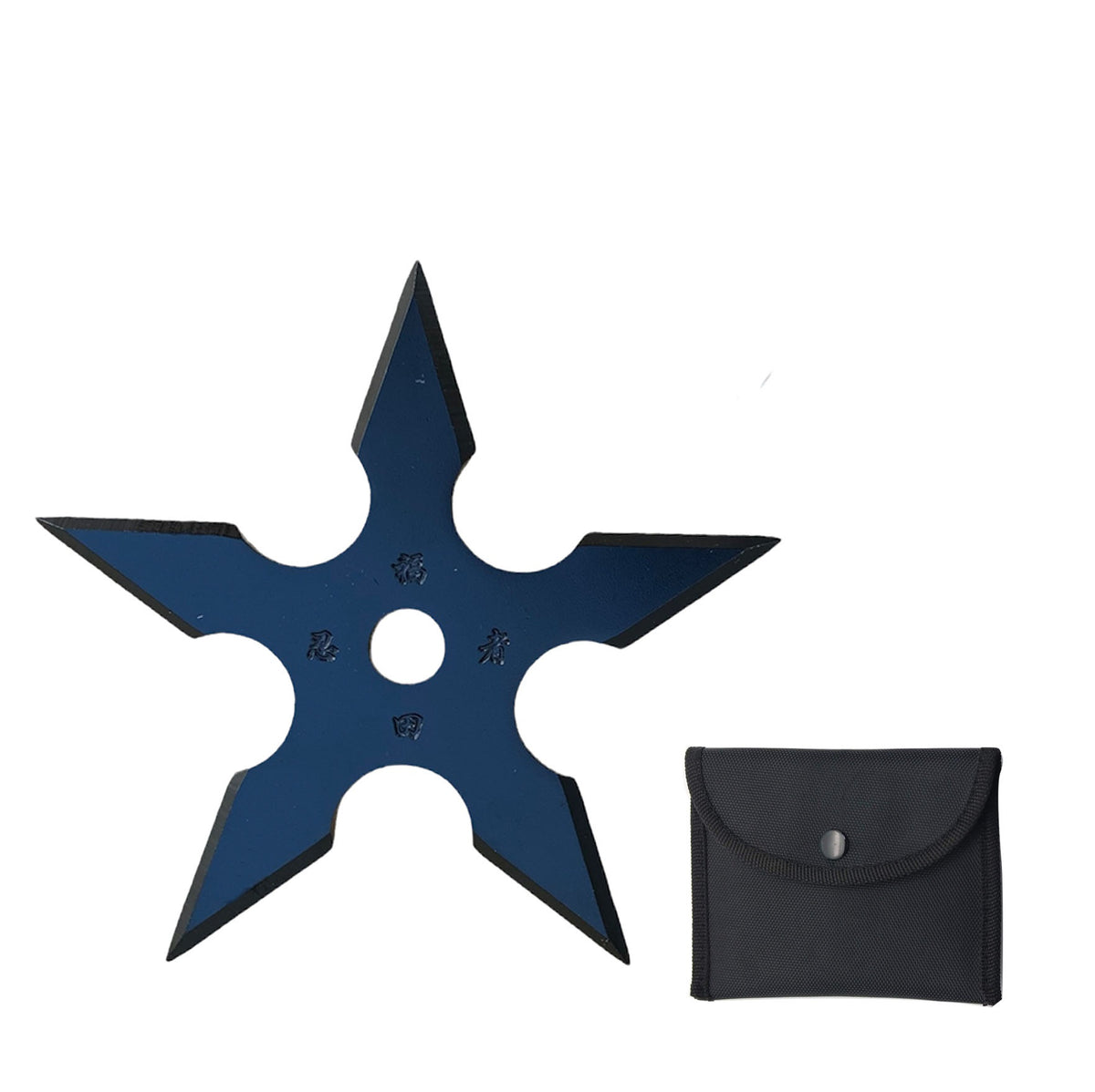 Ninja Five Point Black Throwing Star Shuriken Knife Blade - TOPHATTER'S ARMORY DEALS