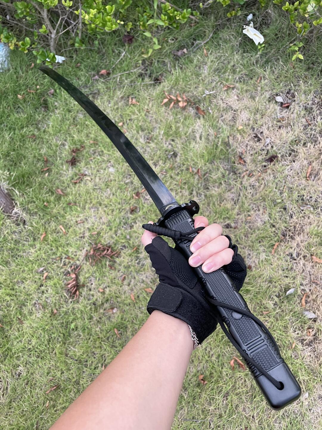 Tactical Black Warrior Katana