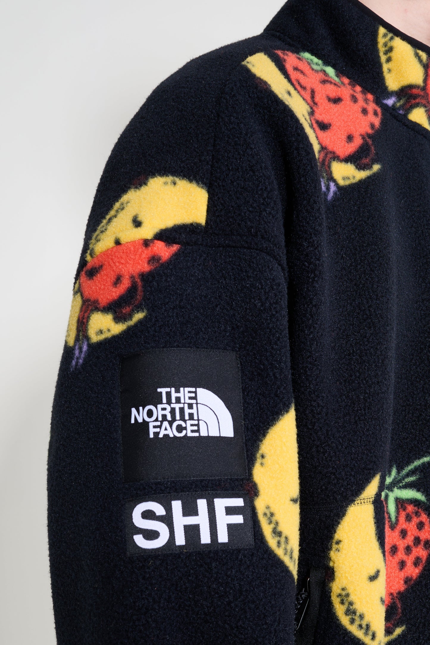 The North Face x Sky High Farm Fleece Half Zip TNF Black Strawberry