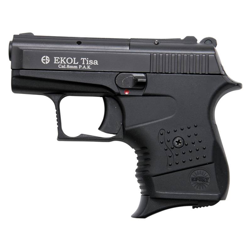 Tisa Blank Firing 8MM Gun Black Finish