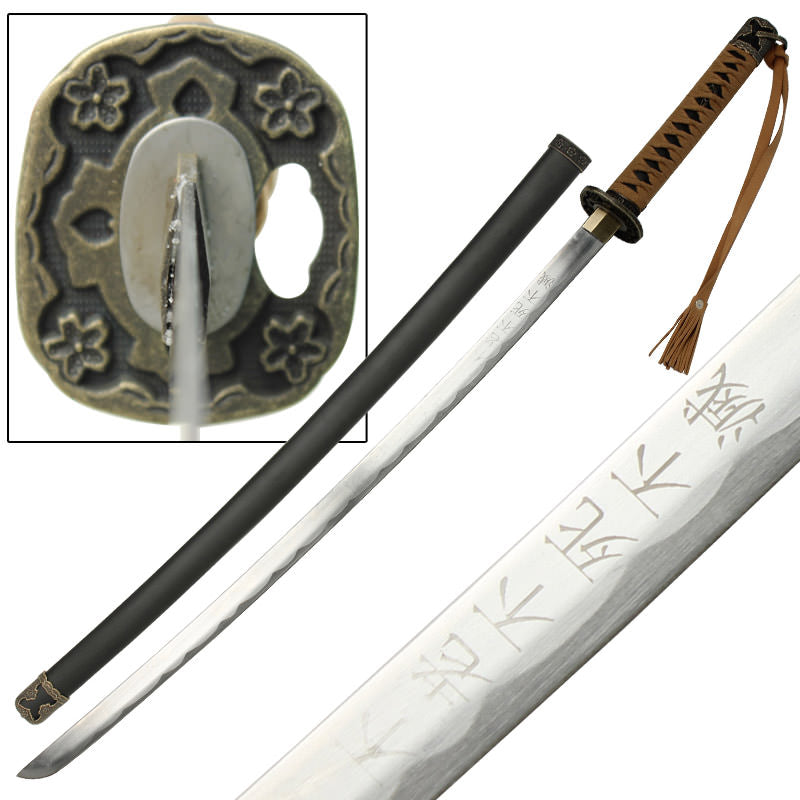 Traditional Japanese Sakura Samurai Katana Sword