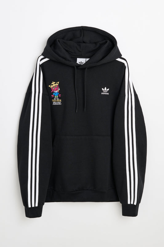 adidas x TRÈS BIEN x Mental Athletic Adicolor Baggy Fit Hoodie Black