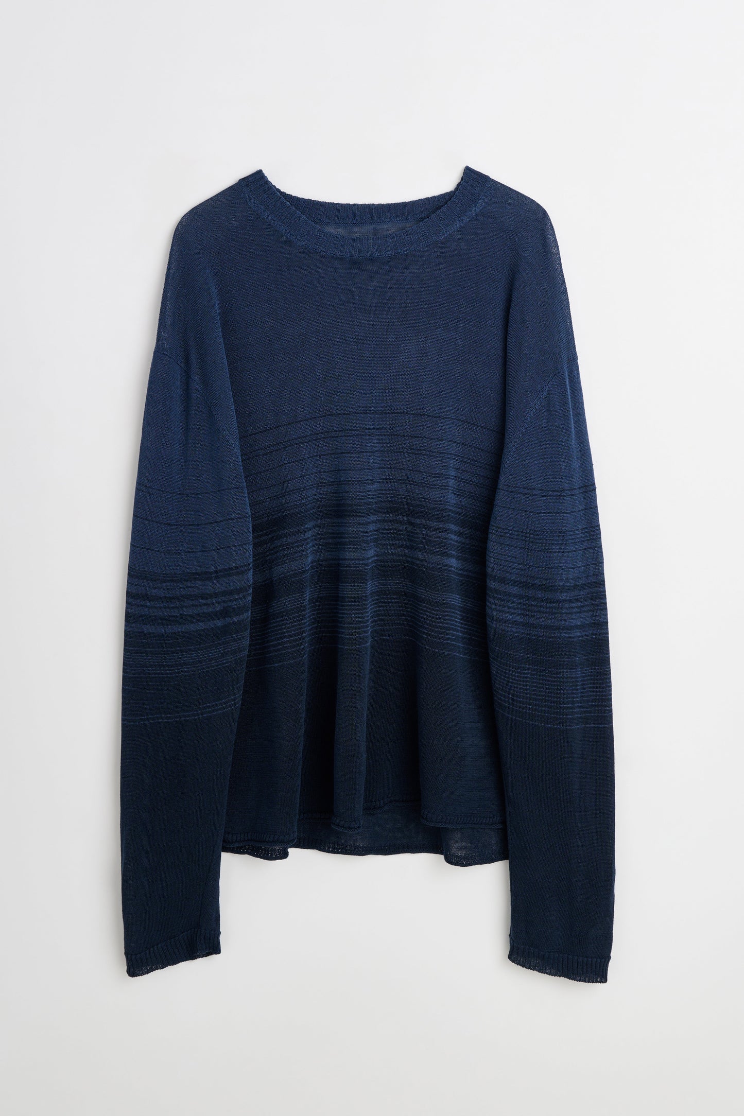 TRÈS BIEN Archive Très Bien ATELJÉ Knitted Gradient Sweater Blue