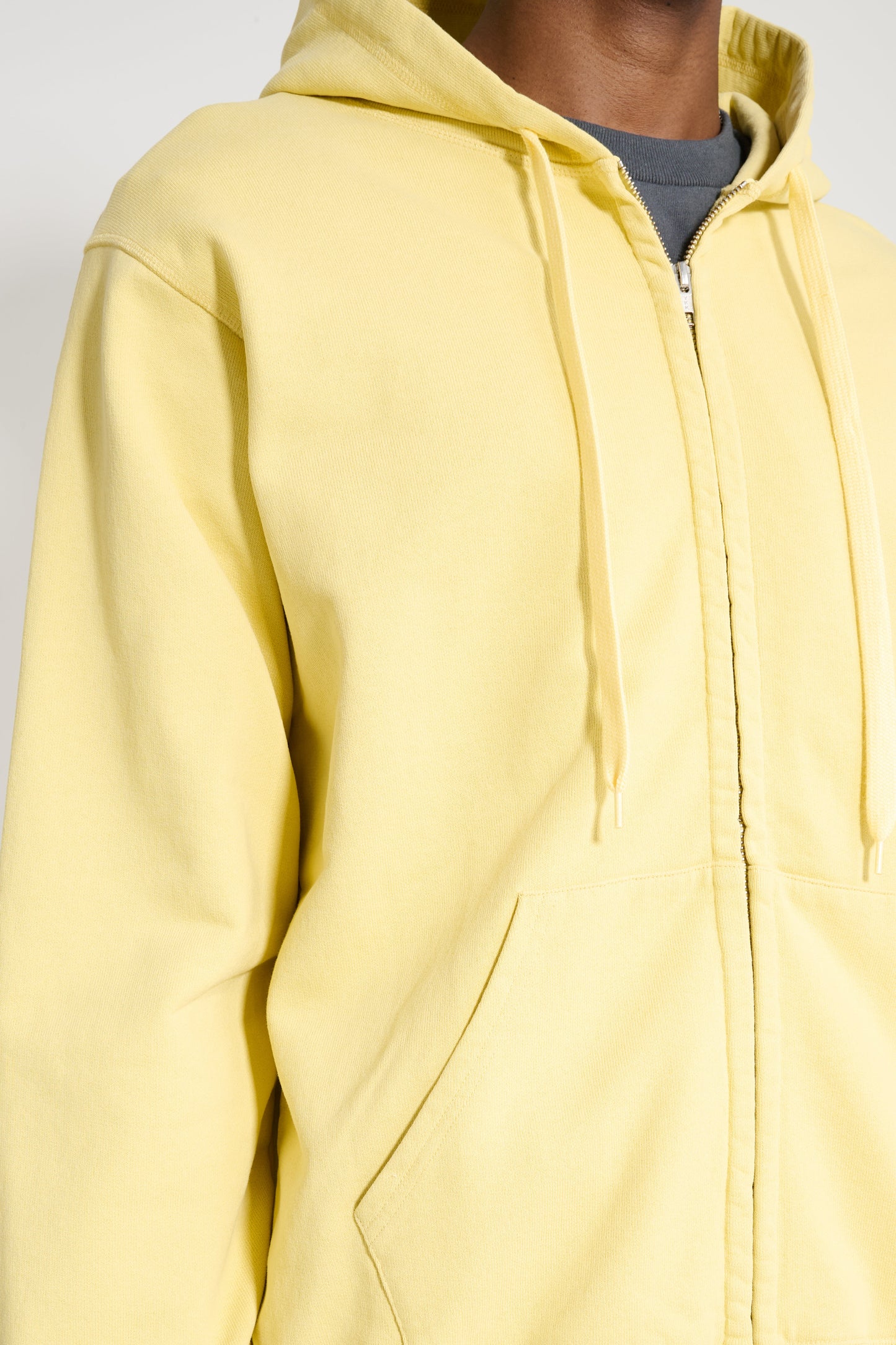 TRÈS BIEN everywear Semi Raglan Zip Hoodie GD Dried Moss