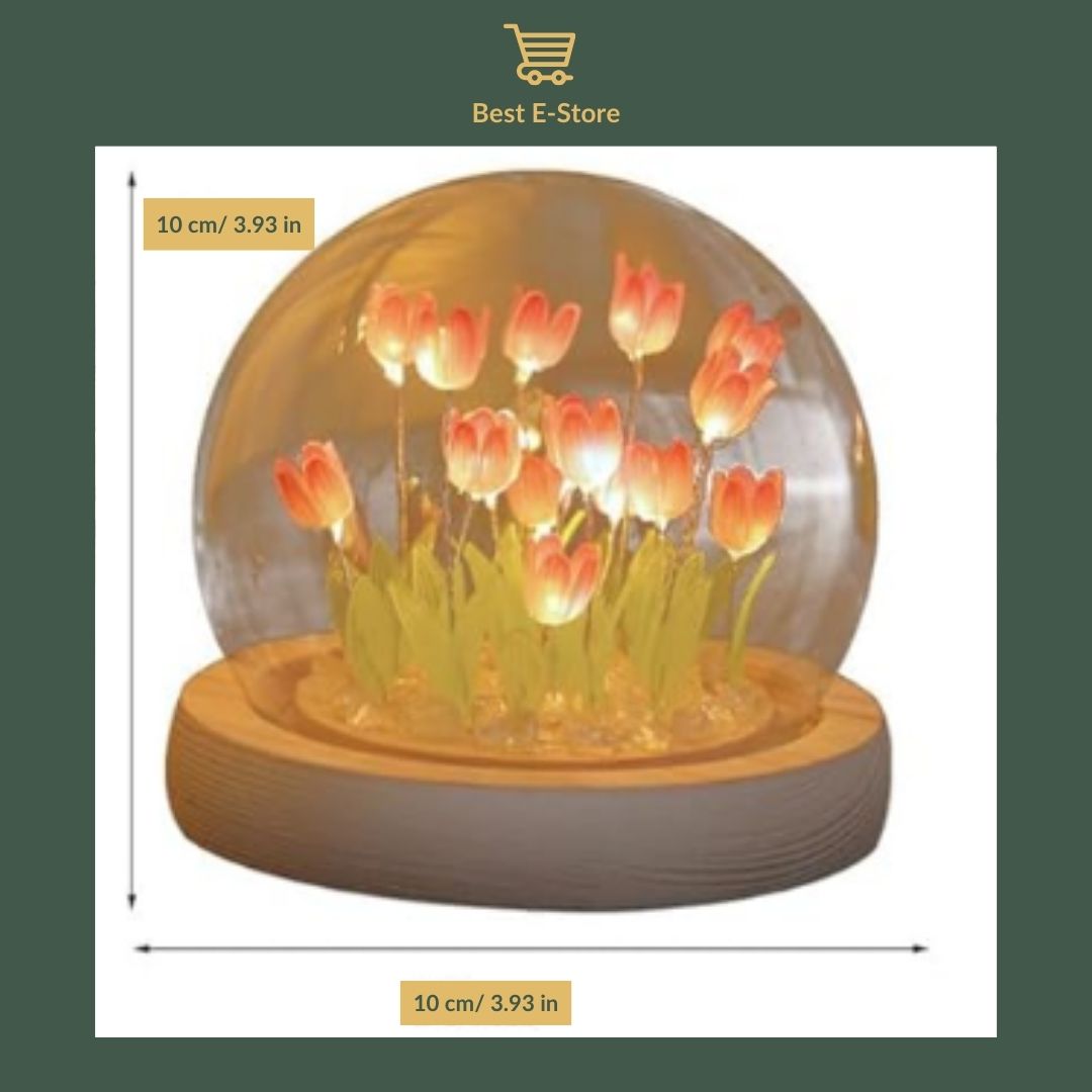 ✨ Enchanting Tulip Lamp: Cozy Ambiance & Perfect Gift Idea