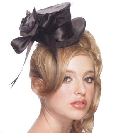 Mini Satin Top Hat