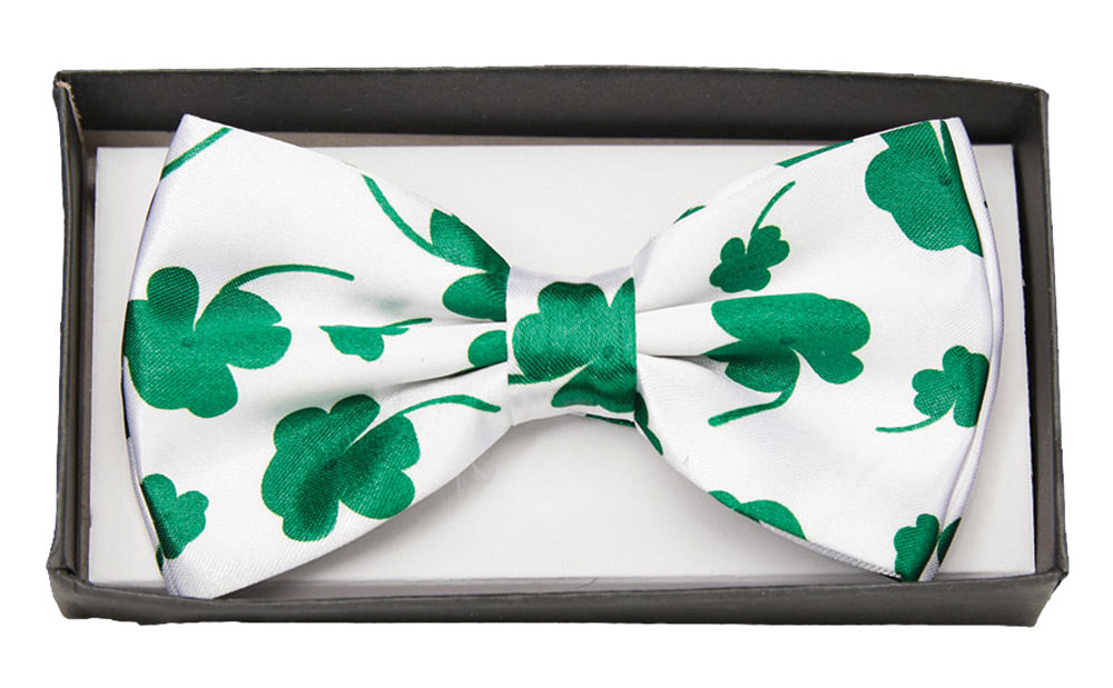 Four Leaf Clover Bow Tie