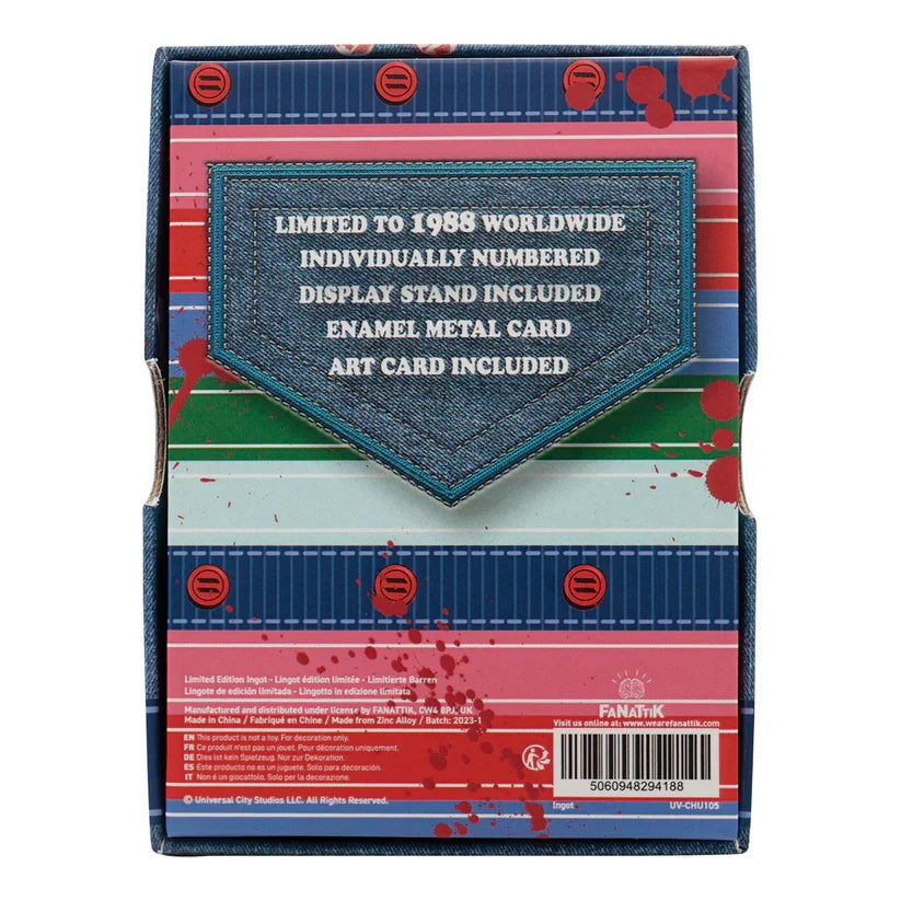 Child's Play - Chucky Limited Edition Ingot and Spell Card