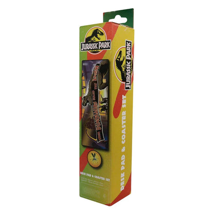 Jurassic Park - XL Desk Pad and Coaster Set